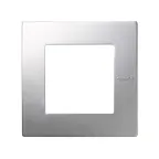 Рамка одноместная TOP IMPACT Scudo алюминий