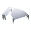 Крышка для угла горизонтального изменяемого угла CPO 0-44 основание 100