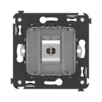 Avanti Компьютерная розетка RJ-45 без шторки в стену, кат.5e одинарная экранированная, Закаленная сталь