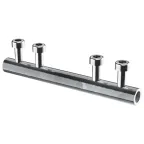 Зажим соединительный прямой пруток-пруток 16мм оцинкованная сталь IEK