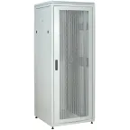 Шкаф сетевой 19' LINEA N 28U 800х800мм перфорированная передняя дверь задняя металлическая серый
