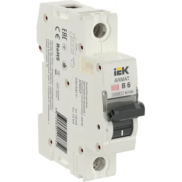 ARMAT Выключатель автоматический однополюсный B 6А M10N