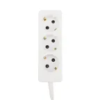 Удлинитель PROconnect 3 гнезда, 10 м, 3х0.75 мм, с/з, белый