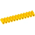 Зажим винтовой 12х4.0 ЗВИ-3 не поддерживает горение желтый