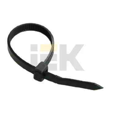 Хомут 400х7.6мм нейлон черный (100шт)