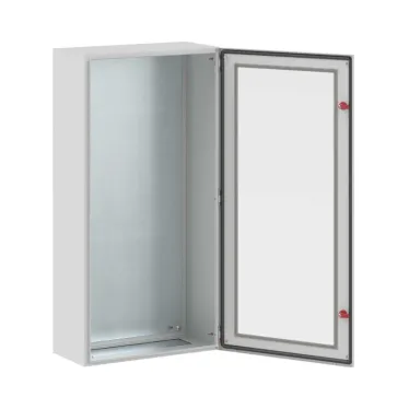 Щит с монтажной панелью ЩМП 1200x600x300мм серия ST c прозрачной дверью