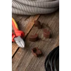 Угол внешний (15х10) (4 шт) Plast под темное дерево