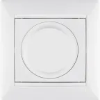 VALENA Рамка 1 пост горизонтальная белая