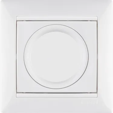 VALENA Рамка 1 пост горизонтальная белая