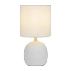 Настольная лампа Sheron 7044-502 1 х Е14 40 Вт керамика белая с абажуром