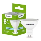 Лампа светодиодная MR16 софит 8Вт 230В 6500К GU5.3 GENERICA