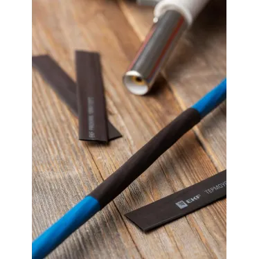 Трубка термоусаживаемая ТУТ нг 10/5 черная рулон PROxima