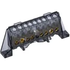 TEKFOR Шина N ноль в комбинированном DIN-изоляторе Стойка 8х12-(4+4)-Ч IEK