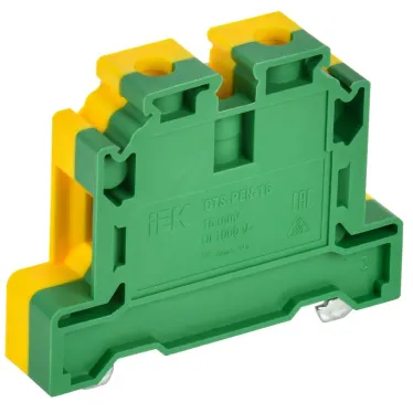 Колодка клеммная CTS-PEN земля 16мм2 желто-зеленая IEK