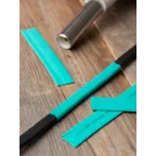 Трубка термоусаживаемая ТУТ нг 8/4 зеленая в отрезках по 1м PROxima