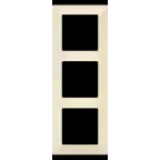 Valena LIFE Рамка 3 поста слоновая кость универсальная