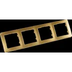 MASTER Рамка на 4 поста, золото