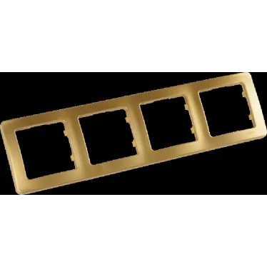 MASTER Рамка на 4 поста, золото