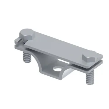 Держатель плоского проводника до 30 мм. Материал - горячеоцинкованная сталь.