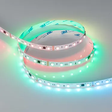 Лента DMX-B60-10мм 24V RGB-PX6 (14 W/m, IP20, 5060, 5м) (бегущий огонь)
