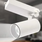 Трековый светильник трёхфазный SТR-30-36-30K-W30 узкий луч 3000K белый