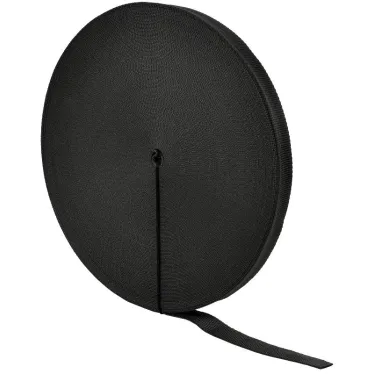 Монтажная текстильная лента 20мм (50м) чёрная IEK