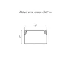 Кабель-канал белый 2-й замок в п/э 40х25 (24 м/уп)