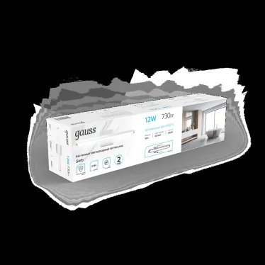 Светильник светодиодный настенный бра 12 Вт 730 лм 4000К AC 220В Белый IP20 440х80х100мм Safo Gauss