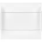 Practibox S Пластиковый щиток Навесной (ЩРн-П) 1X8 Белая дверь