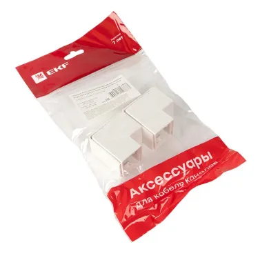 Поворот 90 градусов (25х25) (4 шт) Plast PROxima белый