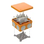 Коробка огнестойкая для о/п двухкомпонентная 60-0300-FR2.5-12 Е15-Е120 100х100х50