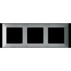 Valena LIFE Рамка 3 поста сталь универсальная