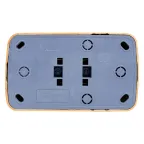 Розетка 2-местная ОП Минск 10А без заземления светлое дерево