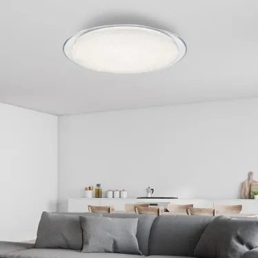 Светильник потолочный светодиодный Классик с ДУ SPB-6-70-RC Saturn 70Вт 3000-6500К с ДУ прозрачный кант