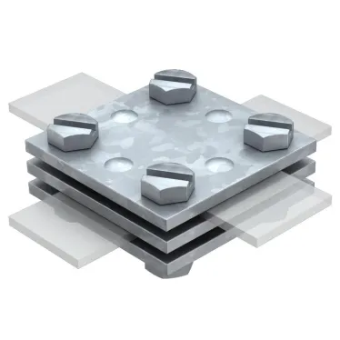 Соединитель полосы крестовой горячий цинк