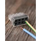 Клемма строительно-монтажная СМК модель 108 8 отверстий 1.0-2.5мм2(50шт) PROxima