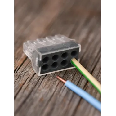 Клемма строительно-монтажная СМК модель 108 8 отверстий 1.0-2.5мм2(50шт) PROxima