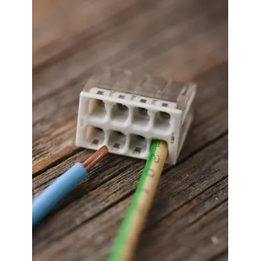 Клемма строительно-монтажная СМК 2273-248 PROxima с пастой 8 отверстий 0.5-2.5мм.кв. (50шт)