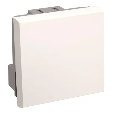 Выключатель одноклавишный на 2 модуля ВКО-21-00-П