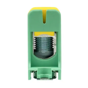 Клемма силовая вводная КСВ 16-95кв.мм желто-зеленая