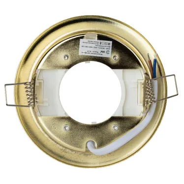 Светильник встраиваемый KL35 GD-10 /1 под лампу Gx53 220V 13W золото (упаковка 10 шт) (10/100/2400)