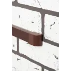 Заглушка (25х16) (4 шт) Plast под темное дерево