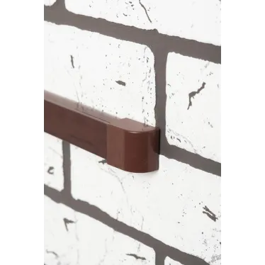 Заглушка (25х16) (4 шт) Plast под темное дерево