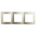 Рамка на 3 поста, Эра12, шампань, 12-5003-04