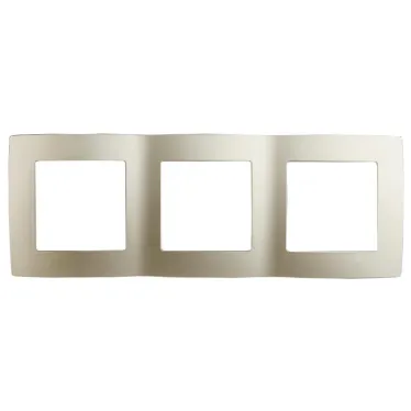 Рамка на 3 поста, Эра12, шампань, 12-5003-04