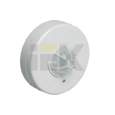 Датчик движения ДД 024В белый, макс. нагрузка 1100Вт, угол обзора 180-360гр, дальность 6м, IP33, IEK