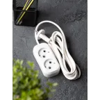 Удлинитель 'Эксперт' 2 гнезда 5 метров 10А/2.2кВт без заземления ПВС 2х0.75 PROxima