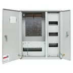 Щит учетно-распределительный навесной ЩРУн-3/30о IP31 двухдверный с окном 580х490х165