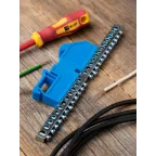 Шина N 63.24 (DIN изолятор) никель