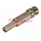 Разъем штекер BNC под винт с пружиной металл,